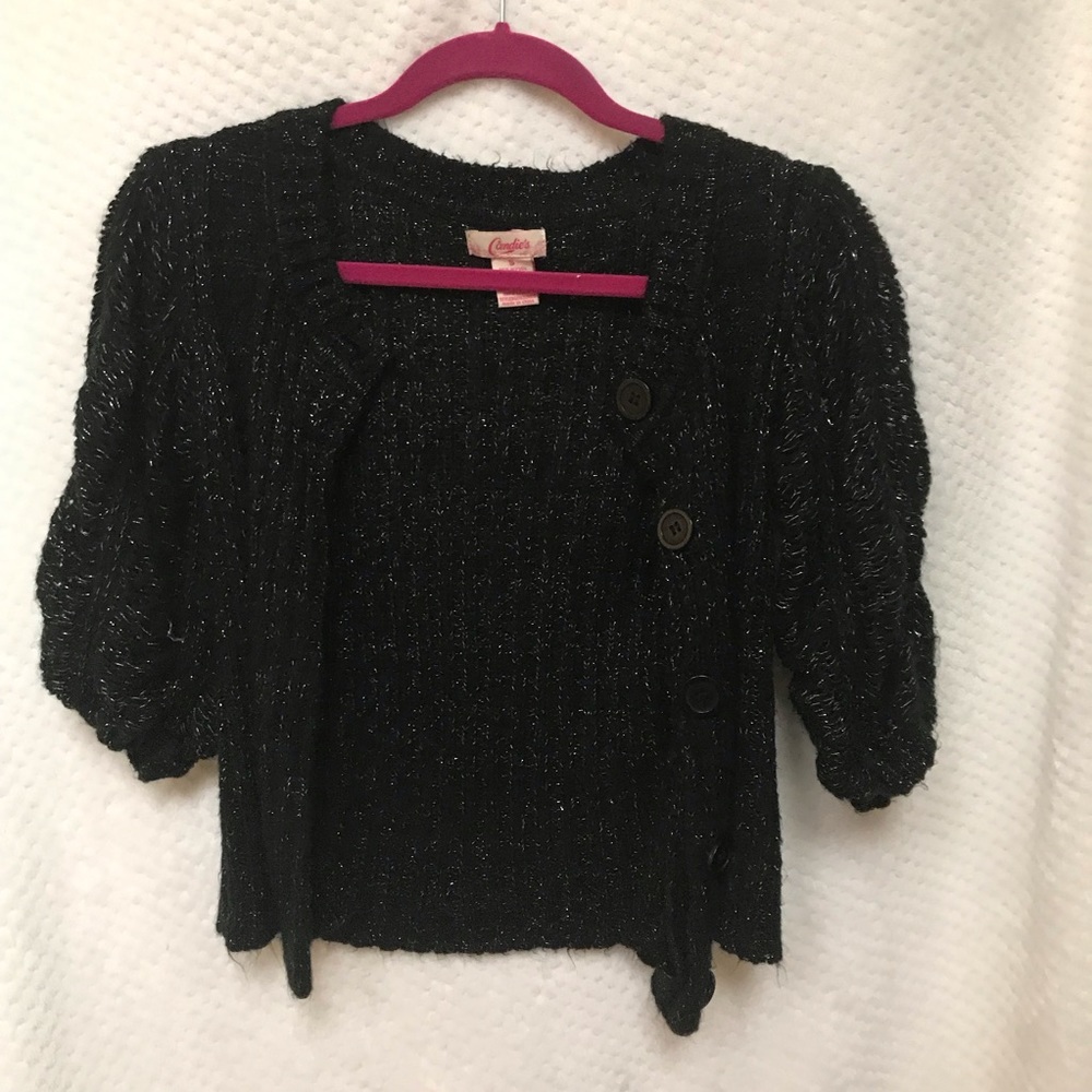 Black and silver sweater